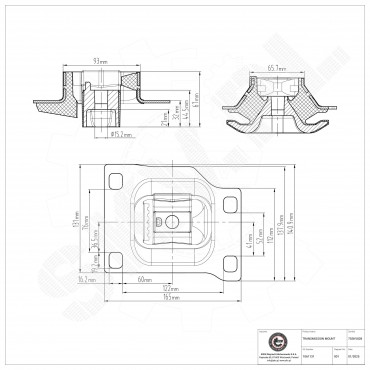 Support de Boite de Vitesses Pour Ford Focus Turnier Tourneo Transit 1133019