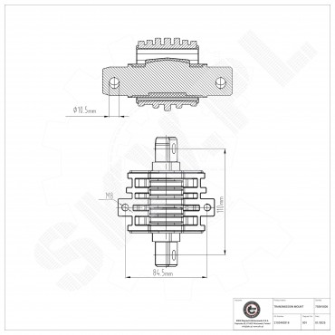 Support de Boite de Vitesses Pour Mercedes-Benz Classe C T-Model E A2022401218