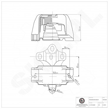 Support de Boite de Vitesses Pour VW Bora Golf IV 1J0199555BD