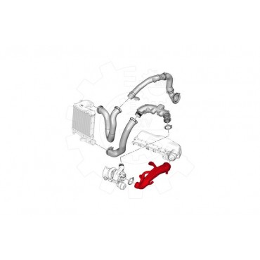 Durite d'Admission d'Air Pour Peugeot 207 308 508 3008 5008 RCZ Citroën C4 C5