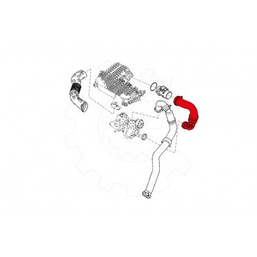 Durite d'Admission d'Air Pour Renault Clio II Kangoo Logan Thalia I Twingo Dacia