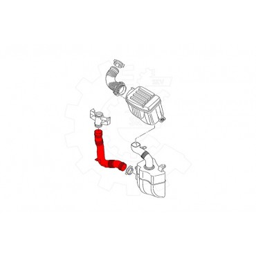 Tuyau d'Admission d'Air Pour VW Caddy III Audi Seat Skoda 1K0129618AJ 1K0129618E