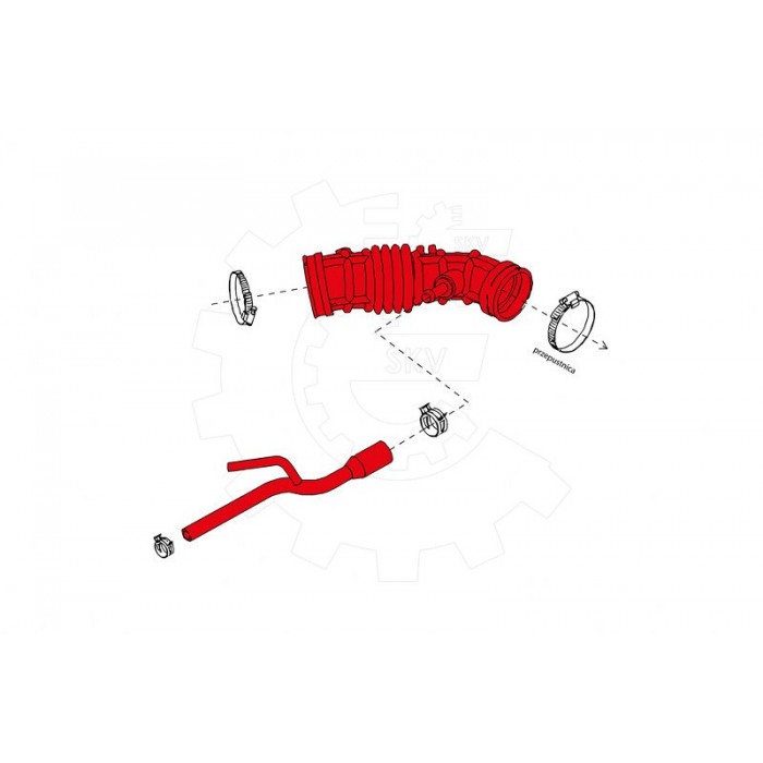 Tuyau d'Admission d'Air Pour Chevrolet Aveo/Kalos 96813397