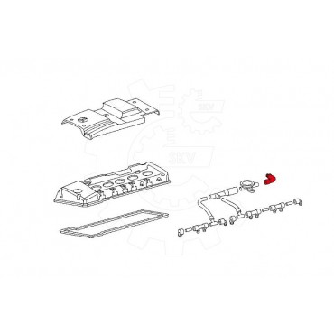 Tuyau d'évacuation Huile Carter Pour Mercedes-Benz Classe C T-Model 6060160481