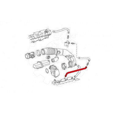 Tuyau d'évacuation Huile Carter Pour Mercedes-Benz Classe C T-Model 1120180182