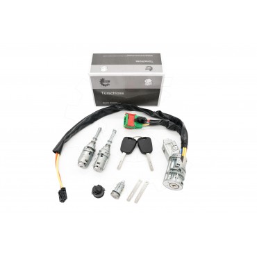 Kit Serrure d'Allumage + 2 Barillets de Porte Pour Citroën C2 C3 4162AG