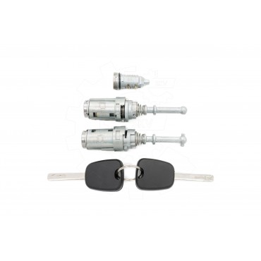 Kit Serrure d'Allumage + 2 Barillets de Porte Pour Citroën C2 C3 4162AG