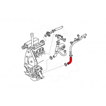 Tuyau de Refroidissement Pour VW Passat Audi 100 A4 A6