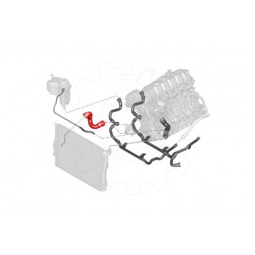 Tuyau de Refroidissement Pour BMW Série 1 E81 E87 E88 3 E90 E91 E92 17127531581