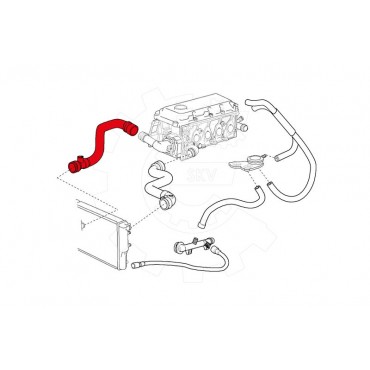 Tuyau de Refroidissement Pour BMW Série 3 E46 11531436409 1436409