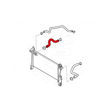 Tuyau de Refroidissement Pour Peugeot Fiat Fiorino Citroën 1629059080 51780677