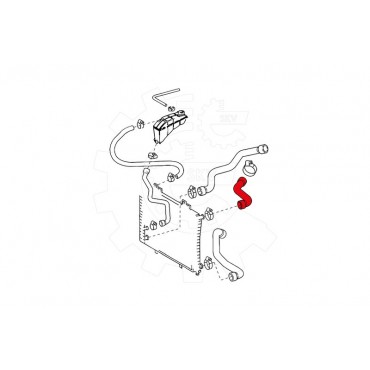 Tuyau de Refroidissement Pour Mercedes-Benz Classe E T-Model 2105013382