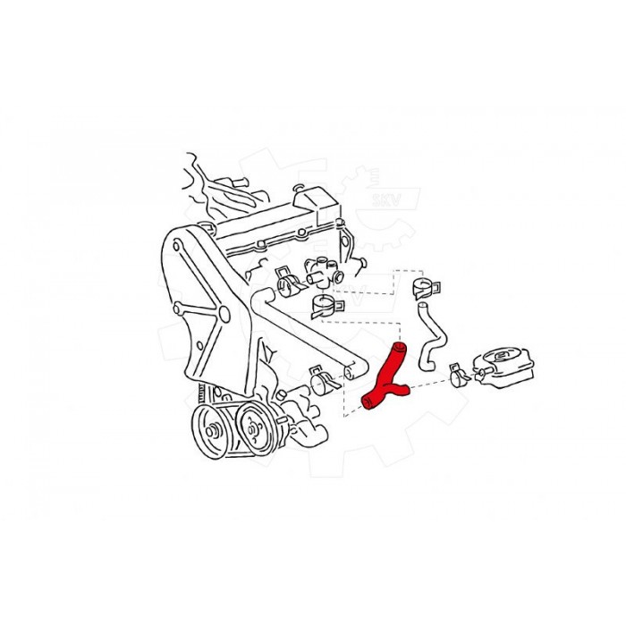 Tuyau de Refroidissement Pour VW Golf I II Iltis Jetta Passat 068121053S