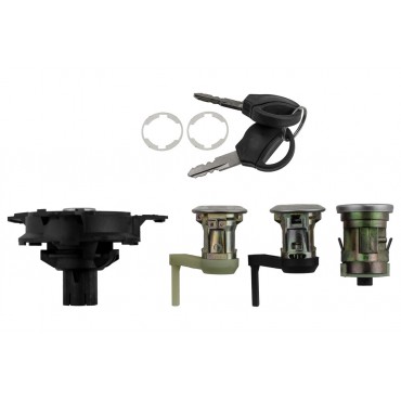 Jeu de Serrures de Portes + Réservoir Pour Peugeot 206