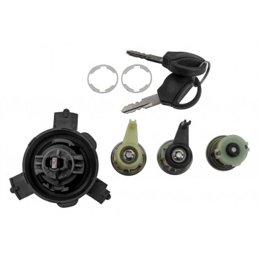 Jeu de Serrures de Portes + Réservoir Pour Peugeot 206