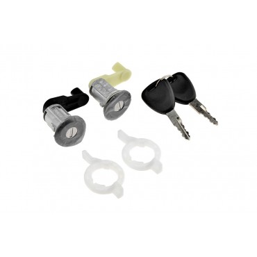 2 Barillet Serrure de Porte Avant Pour Renault Clio II Megane I 7701468981