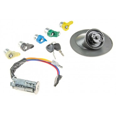 Jeu de Serrures de Portes + Allumage + Réservoir Pour Renault Kangoo 7701472590