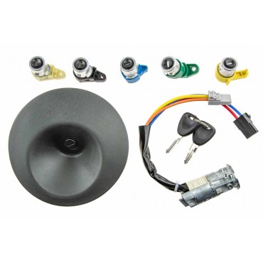 Jeu de Serrures de Portes + Allumage + Réservoir Pour Renault Kangoo 7701472590