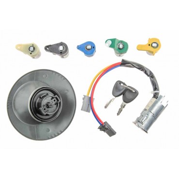 Jeu de Serrures de Portes + Allumage + Réservoir Pour Renault Kangoo 7701472590
