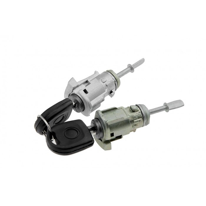 2 Barillet Serrure de Porte Avant Pour VW Bora Golf IV Polo Skoda Fabia I