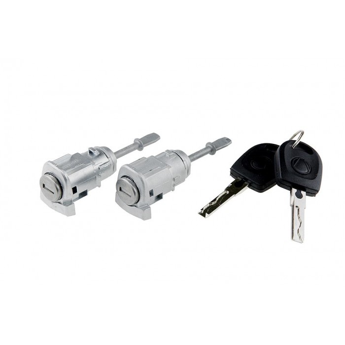2 Barillet Serrure de Porte Avant Pour VW Lupo Passat 3B0837167 3B0837168