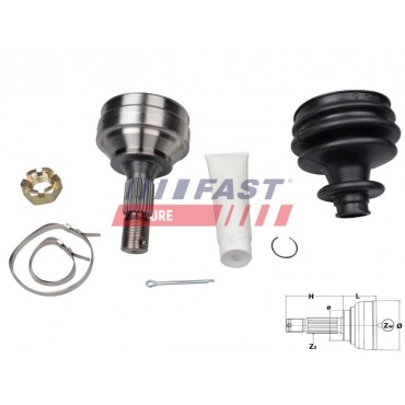 Tête de Cardan Arbre de Transmission Côté Roue Pour Peugeot 5008 Partner RCZ
