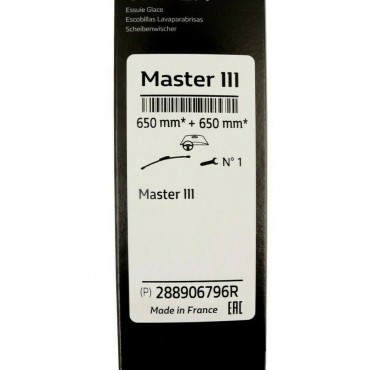 2 Balais d'Essuie Glace 650mm+650mm Pour Renault Audi BMW i3 I01 Alfa Romeo