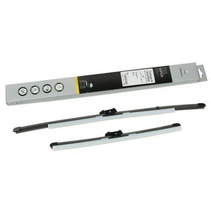 2 Balais d'Essuie Glace 600mm+400mm Pour Renault Fiat Ford Citroën 1515059