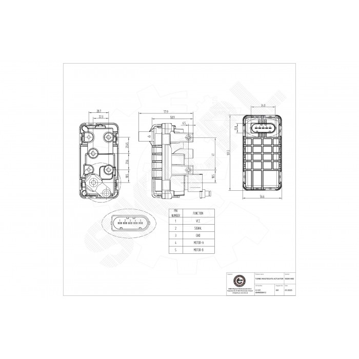 Actuateur de Turbo Wastegate Pour BMW Série 3 E46 Mercedes-Benz Classe C E CLK