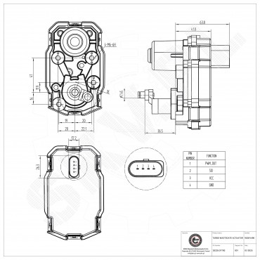 Actuateur de Turbo Wastegate Pour Hyundai Santa Fé III Tucson 53039700434