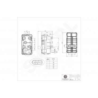Actuateur de Turbo Wastegate Pour Nissan Murano II 144113XN1A 144113XN2A