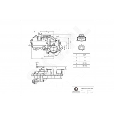 Actuateur de Turbo Wastegate Pour Toyota Hilux VIII 1720111070