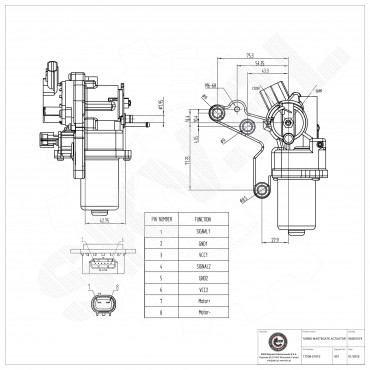 Actuateur de Turbo Wastegate Pour Toyota Land Cruiser 200 1720178032 1720851010