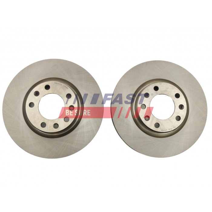 2 Disques de Frein Avant Pour Peugeot Opel Citroën 9805961480 9803918180