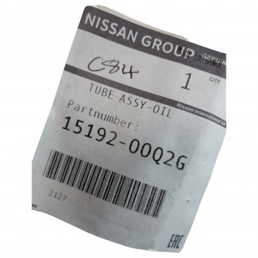 Tuyau de Retour d'Huile Turbo Pour Renault Dacia Nissan 1519200Q2G, 1519200Q0M