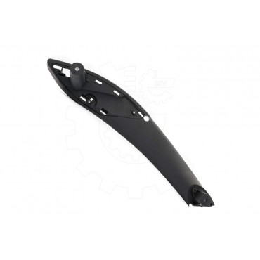 Poignée de Porte intérieure Gauche Noire Cache Pour BMW 51417279311