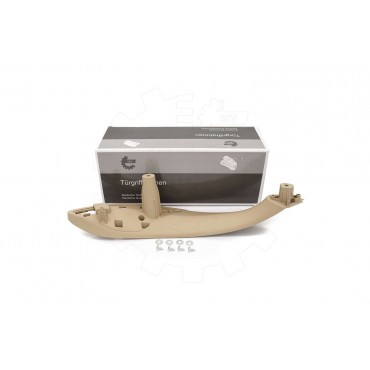 Poignée de Porte intérieure Arrière Gauche Beige Cache Pour BMW 51427281469