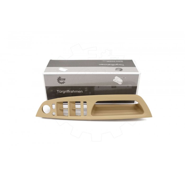 Panneau Poignée de Porte Intérieure Avant Gauche Beige Pour BMW 51416975779