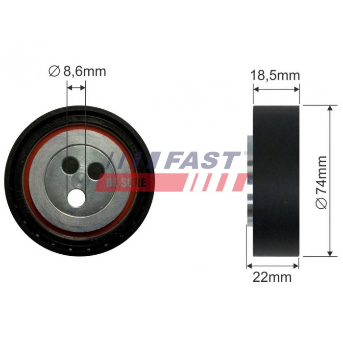 Galet Tendeur Courroie d'Accessoire Pour Fiat Ducato Iveco Daily III IV V