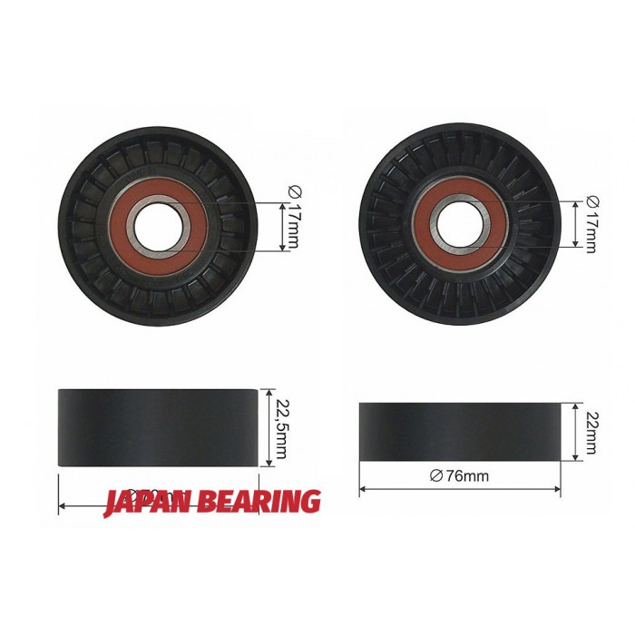 Galet Tendeur Courroie d'Accessoire Pour Mercedes-Benz Classe A Vaneo 1662000670