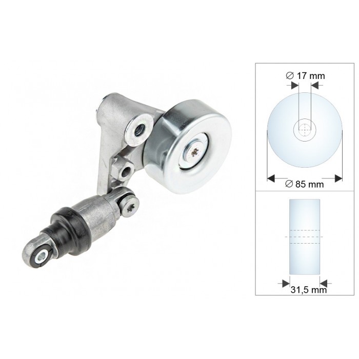 Galet Tendeur Courroie d'Accessoire Pour Nissan Patrol GR V 117502W202