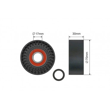 Galet Tendeur Courroie d'Accessoire Pour Porsche 911 Boxster Cayenne 94810240200