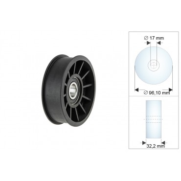 Galet enrouleur de Courroie d'Accessoire Pour Chrysler Voyager/Grand Voyager III