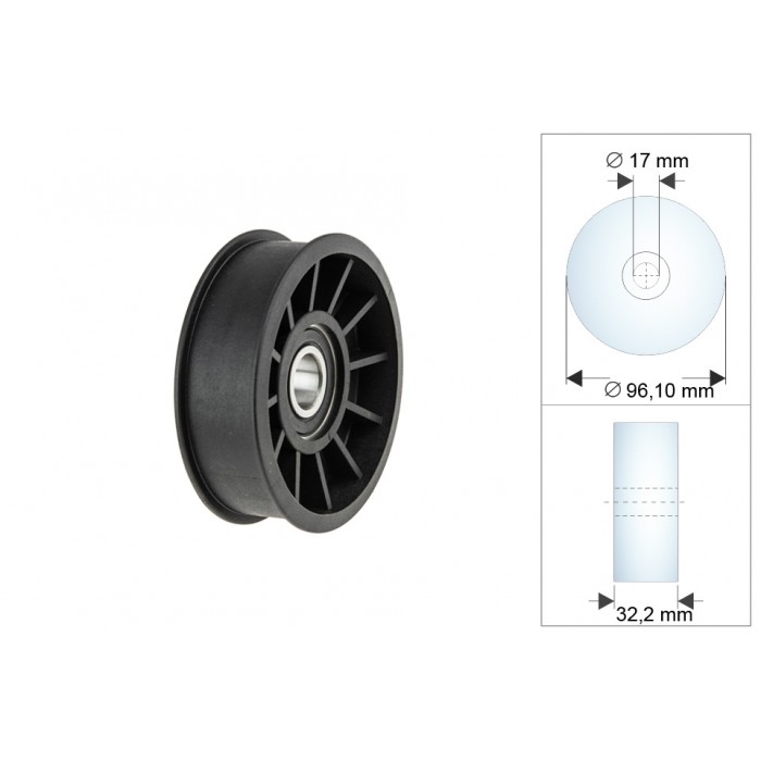 Galet enrouleur de Courroie d'Accessoire Pour Chrysler Voyager/Grand Voyager III