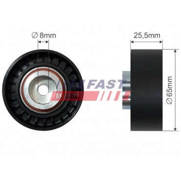 Galet enrouleur de Courroie d'Accessoire Pour Peugeot Fiat Ford Citroën 1117008