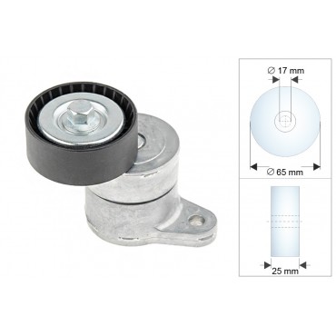 Galet Tendeur Courroie d'Accessoire Pour Peugeot Fiat Chrysler Citroën