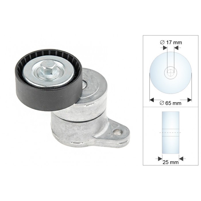 Galet Tendeur Courroie d'Accessoire Pour Peugeot Fiat Chrysler Citroën