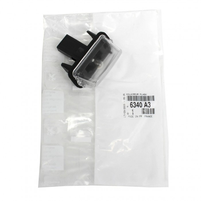 Lampe Feu de Plaque LED Pour Peugeot 206 207 306 307 308 406 Citroën DS 6340A3