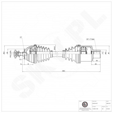 Cardan Arbre de Transmission Avant Droit Pour BMW Série 2 F45 F46 X1 F48 X2 F39
