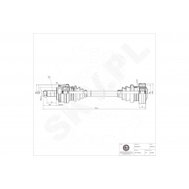 Cardan Arbre de Transmission Arrière Pour BMW Série 3 E30 33211225942